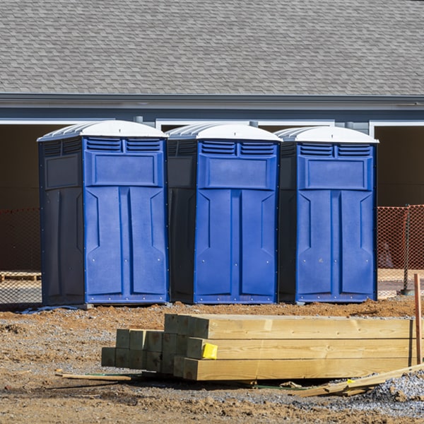 what is the expected delivery and pickup timeframe for the porta potties in Dewitt Kentucky